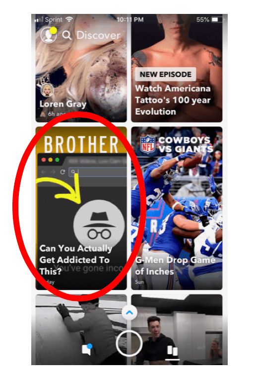 Snapchat Discover Brother
