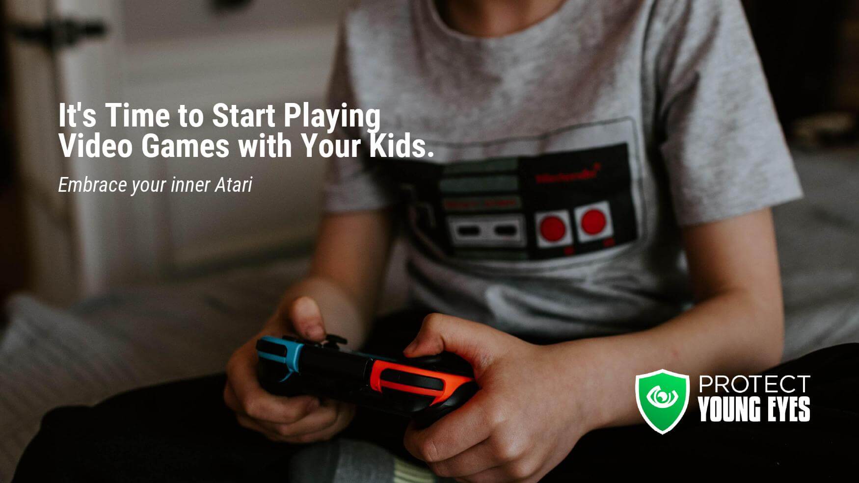 It S Time To Start Playing Video Games With Your Kids Protect Young Eyes - among us roblox t shirt eye