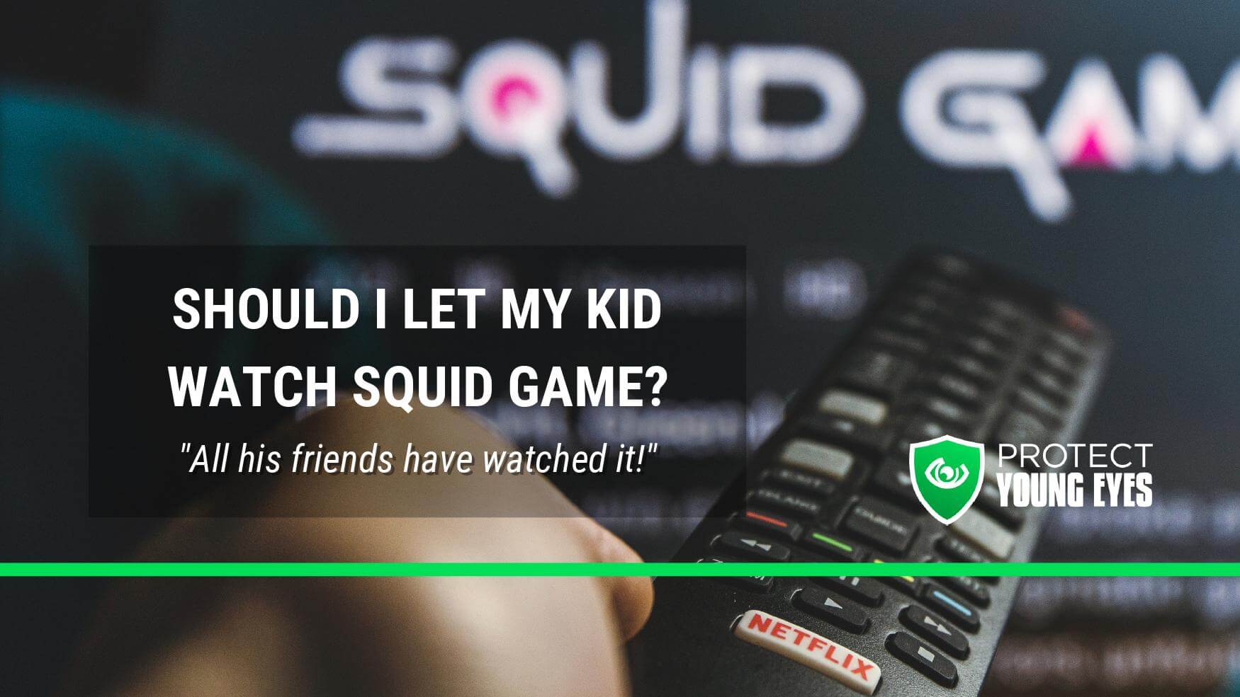 Netflix's 'Squid Game' Has Parents Asking: Should You Let Your Kids Watch?  - WSJ