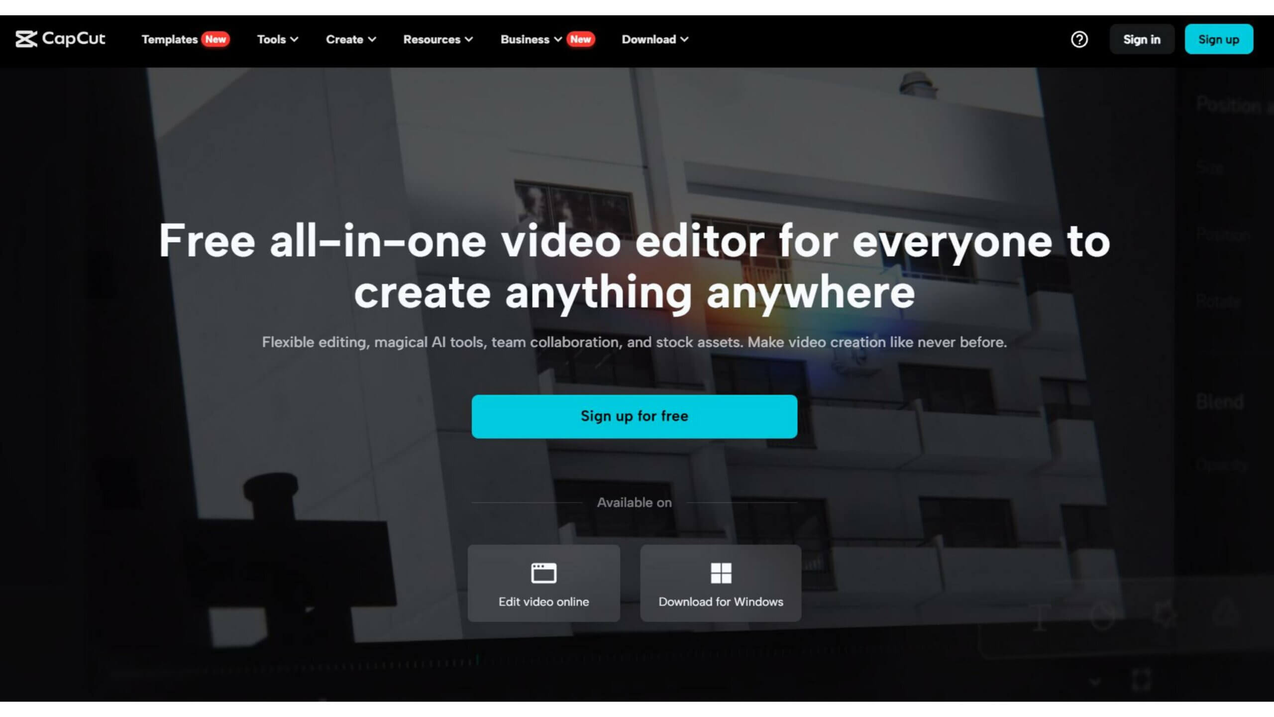 Free Online Video Editor  Easy to Create Videos Online - CapCut