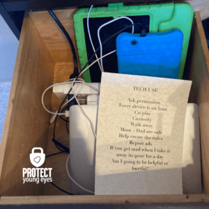 Drawer List of Protect Young Eyes Reminders